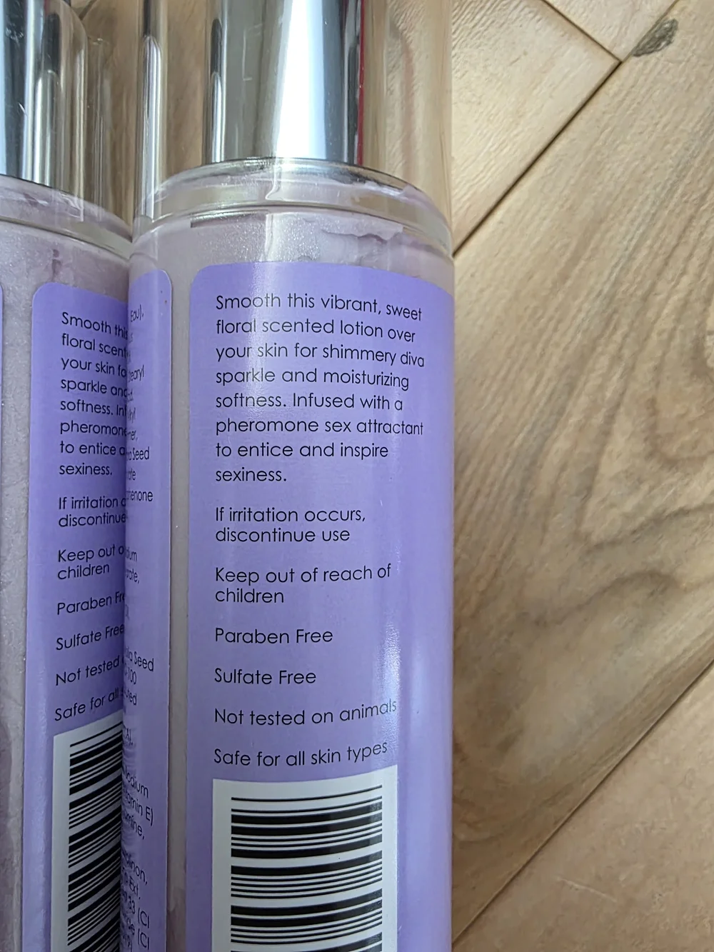 Flirty Body by undercoverwear shimmer body lotion with pheromones plumeria *New*